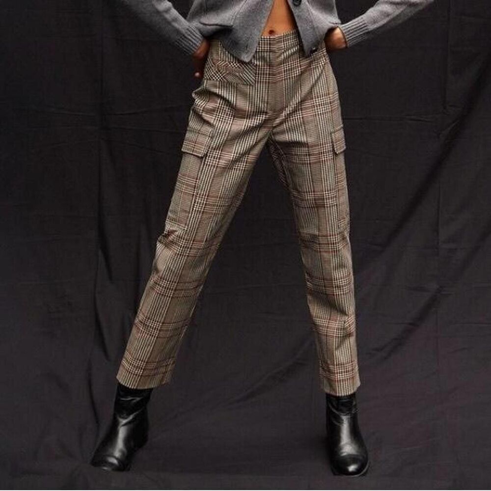 Thakoon Women's Plaid Straight-Leg Pants sold by Anthropologie